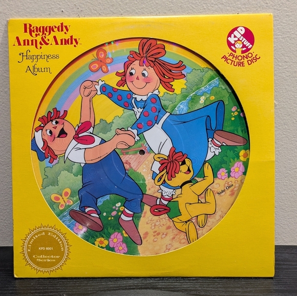 Raggedy Ann & Andy Happiness Album Picture Disc Vinyl Record - Picture 1 of 9